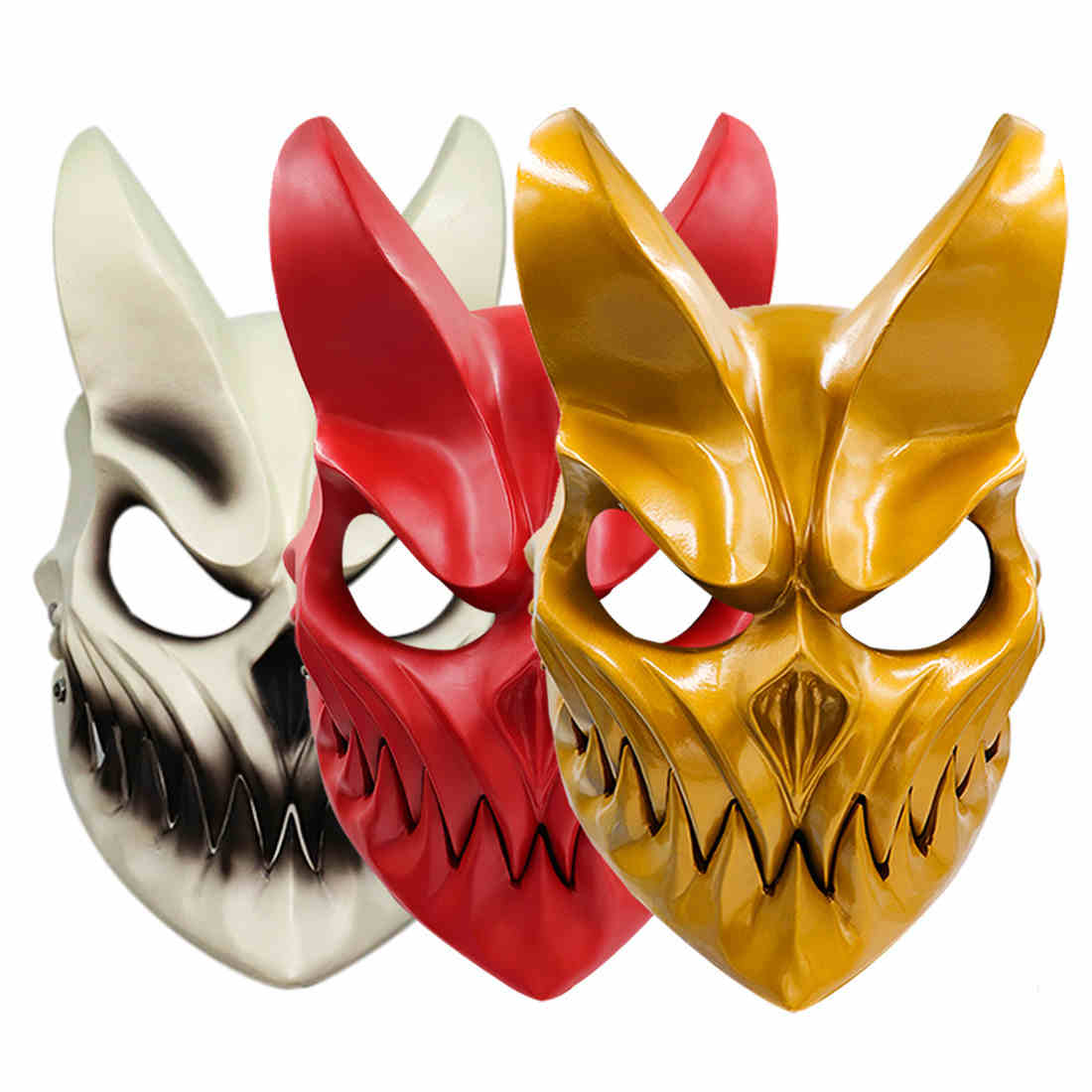 matanza para prevalecer máscara con la boca móvil Kid of Darkness Demolisher PVS Máscara de cara completa Cosplay Halloween Party Props