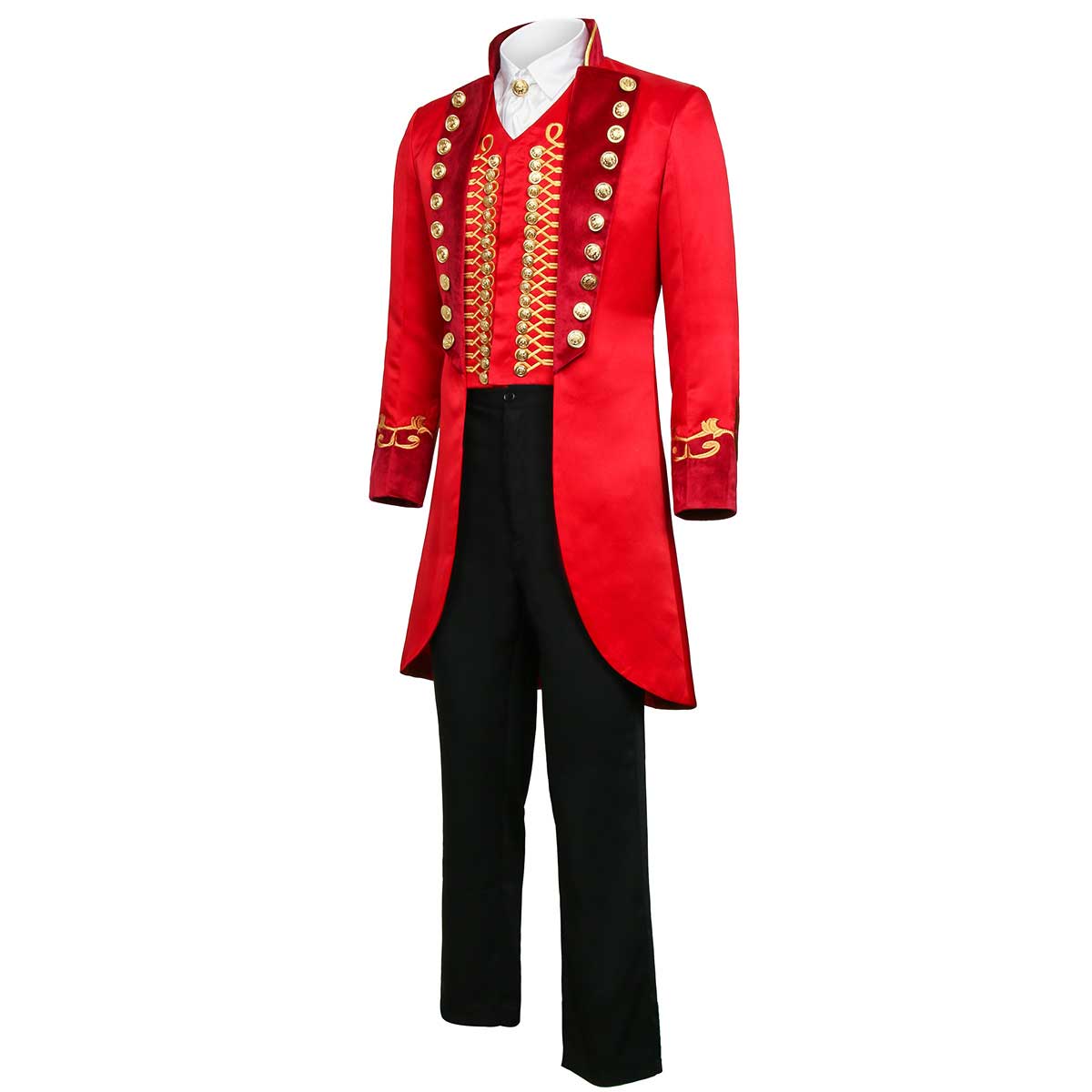 El mayor showman pt barnum conjunto completo de uniformes personalizados de cosplay