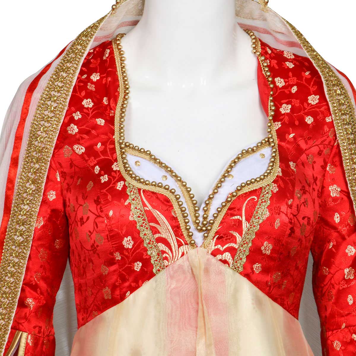 Disney 2019 Aladin Dalia Cosplay Vestido de noche Veils