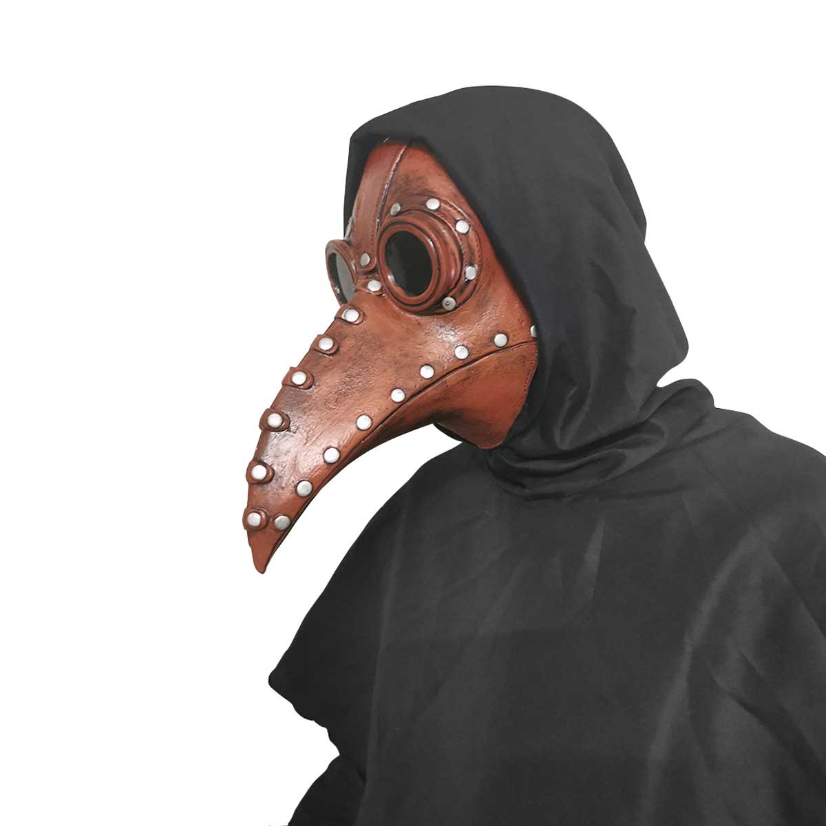 Doctor de la plaga Halloween Halloween Cosplay Mascarilla Creepy Negro Death Birt Beak Disfra Persume Persona Props-