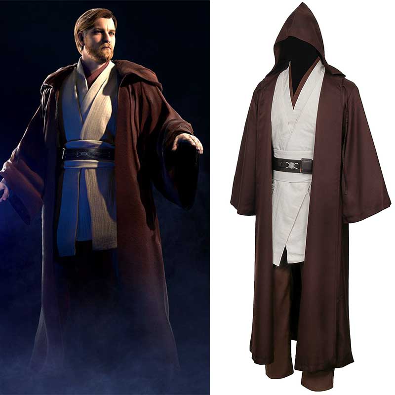 Star Wars Robe Obi Wan Kenobi Jedi Cosplay Cosplay