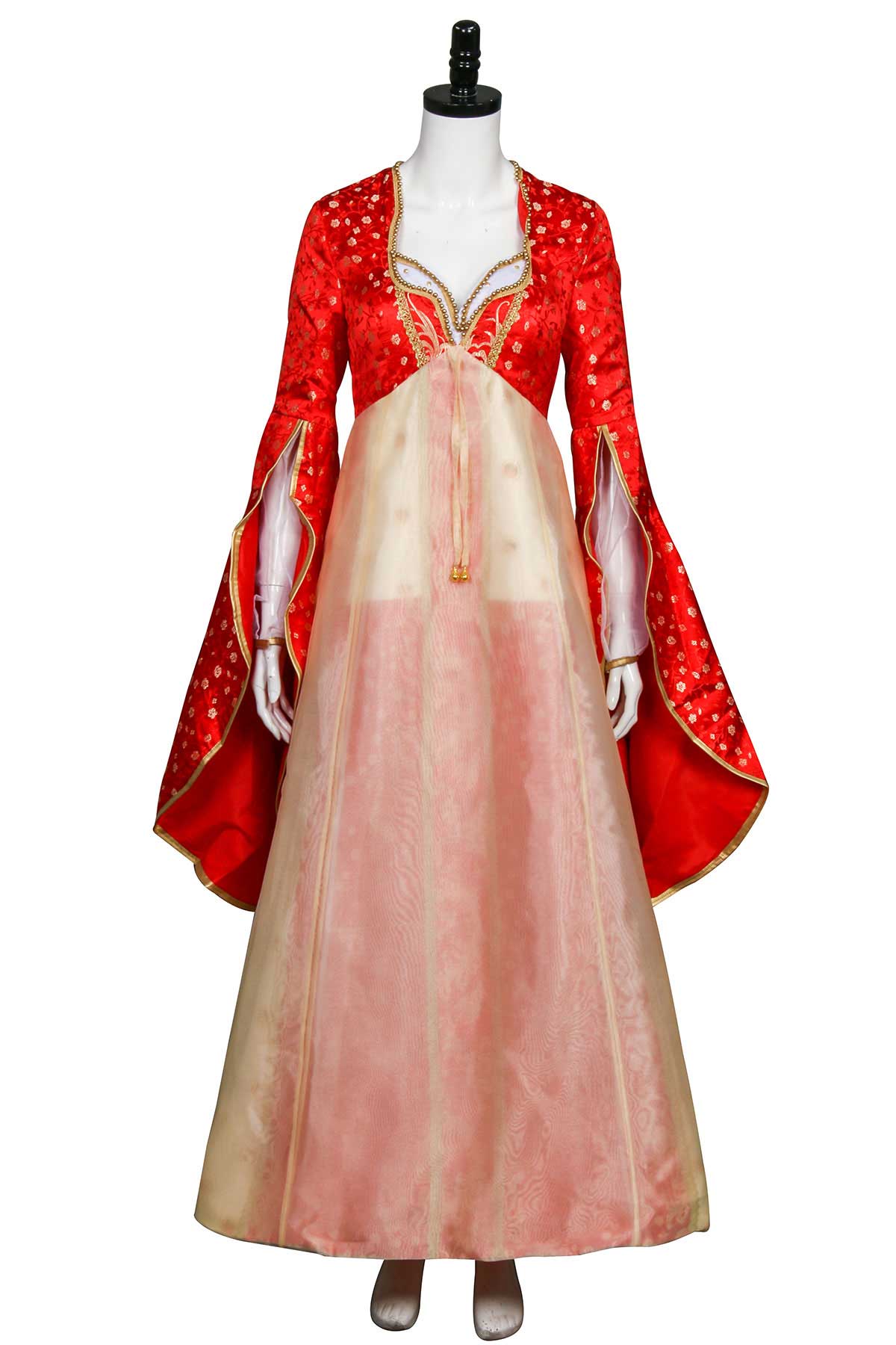 disney 2019 Aladin Dalia Cosplay Traje Vestido de noche Veils