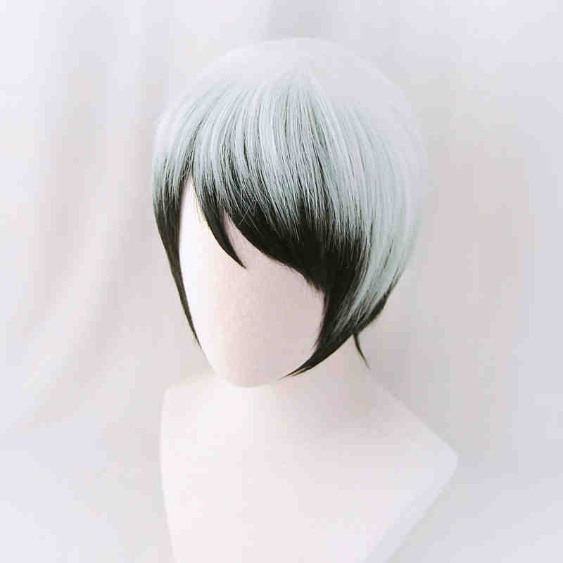 Anime Demon Slayer: Kimetsu No Yaiba Yushirou Cosplay Wigs + WIG CAP