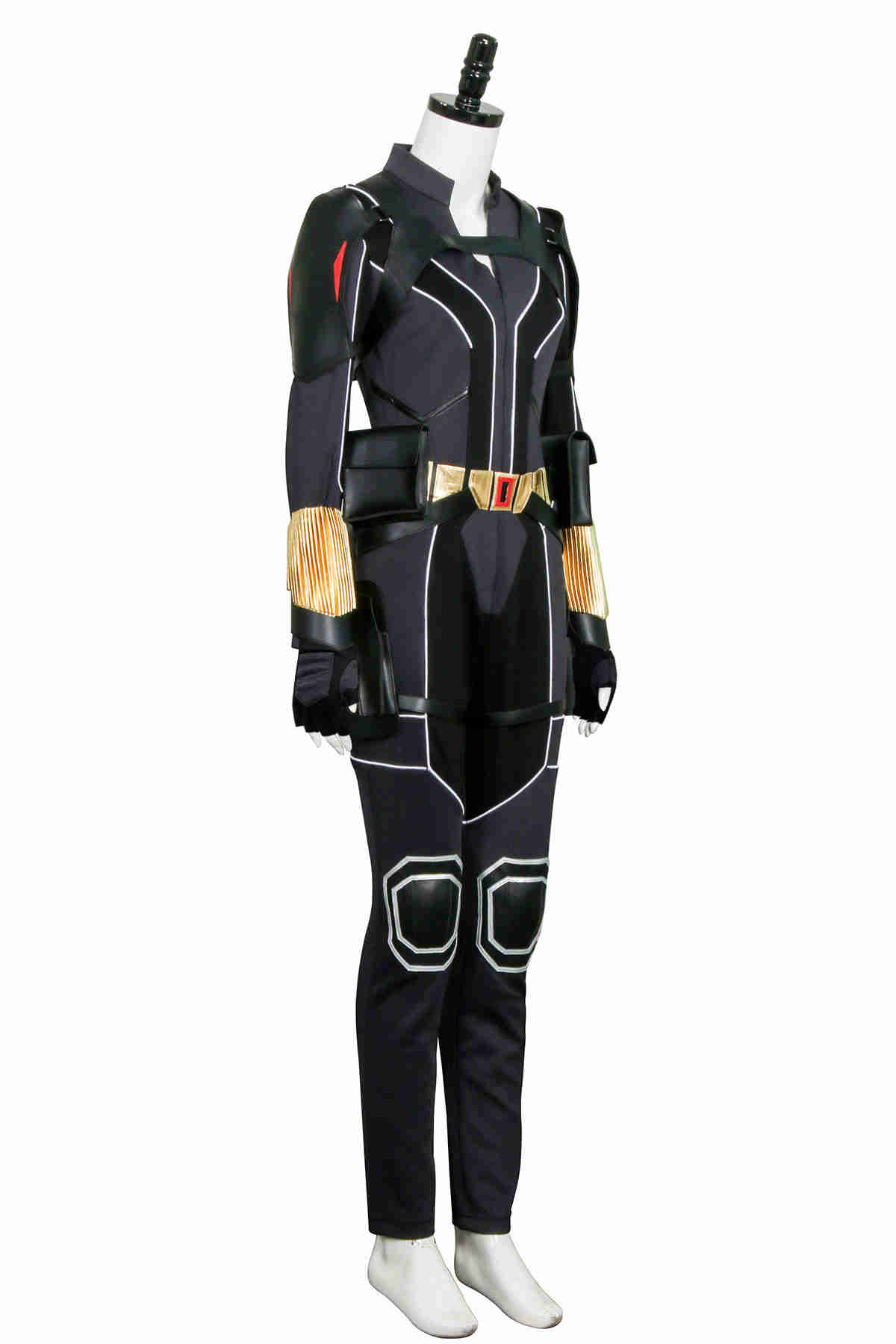 2020 Película Outfit Black Widow Traje Natasha Romanoff Sumpsuit Superheroe Cosplay Costume