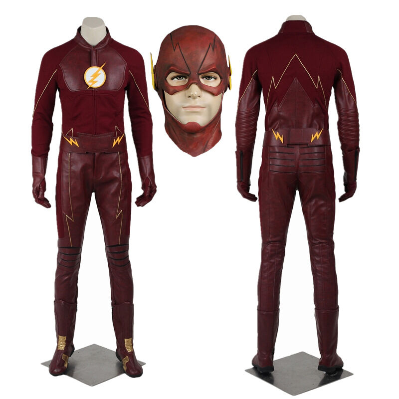 la temporada flash 2 Barry Allen Cosplay Costume Hecho a mano