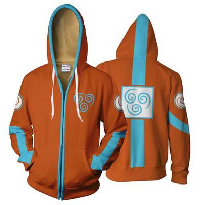 KATARA AANG Sudaderas con capucha Avatar de Avatar de Avitudero Último Airbender Cosplay
