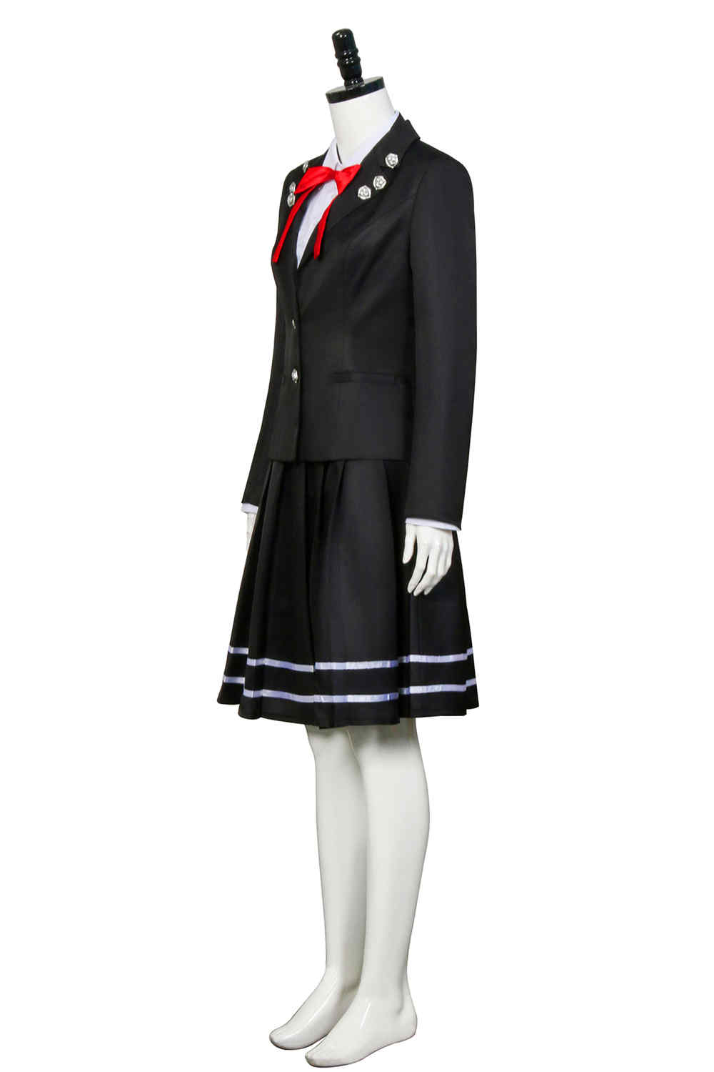 anime dangabronpa v3 shirogane tsumugi escolar uniforme de la escuela traje de vestuario de carnaval de halloween cosplay