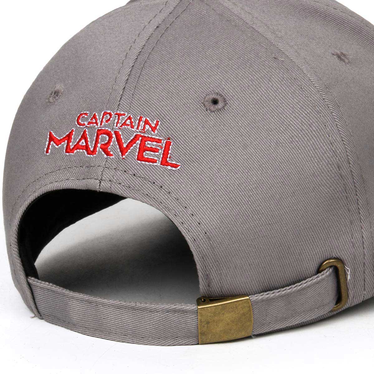 Capitán Marvel Carol Danvers Cosplay Caps Unisex Ajustable Hip Hop Sun Hat Bordado Snapback Agentes de S.H.I.E.L.D. Sombreros