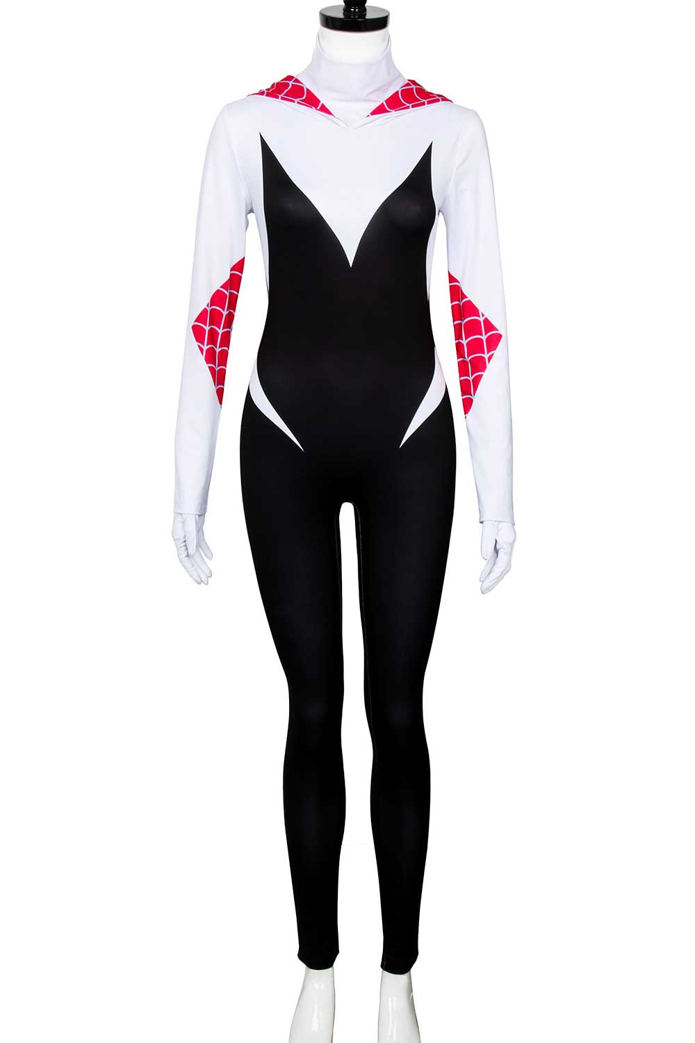 spider-man: en el disfraz de spider-versse spider-gwen cosplay