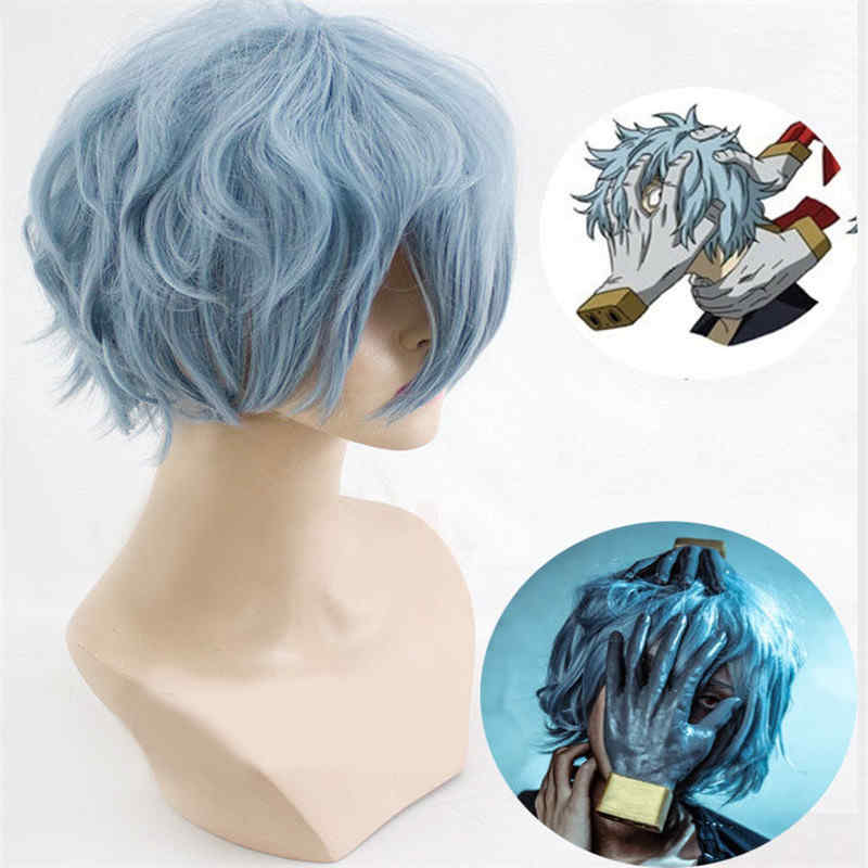 shigaraki tomura boku no mi héroe académico cosplay Peluca de pelo Cosplay Disfraces Peluca de pelo Cap