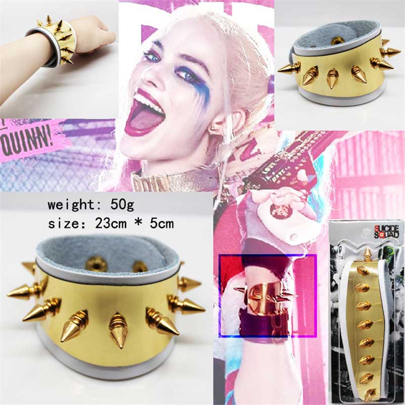 suicide squad women joker harley quinn remaches pulsera