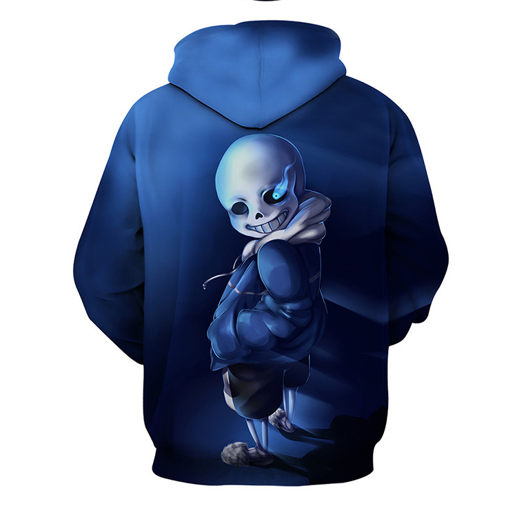 juego emprendimiento SANS Sudaderas Spring Otoño 3D Imprimir sudadera