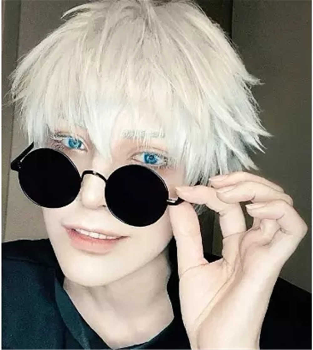 anime jujutsu kaisen gojo satoru cosplay glasses cosplay accesorios accesorios regalo