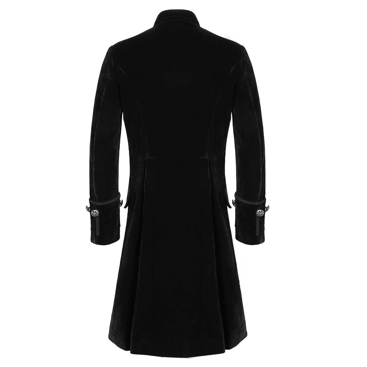 Hombre Velvet Goth Steampunk Victorian Frock Coat