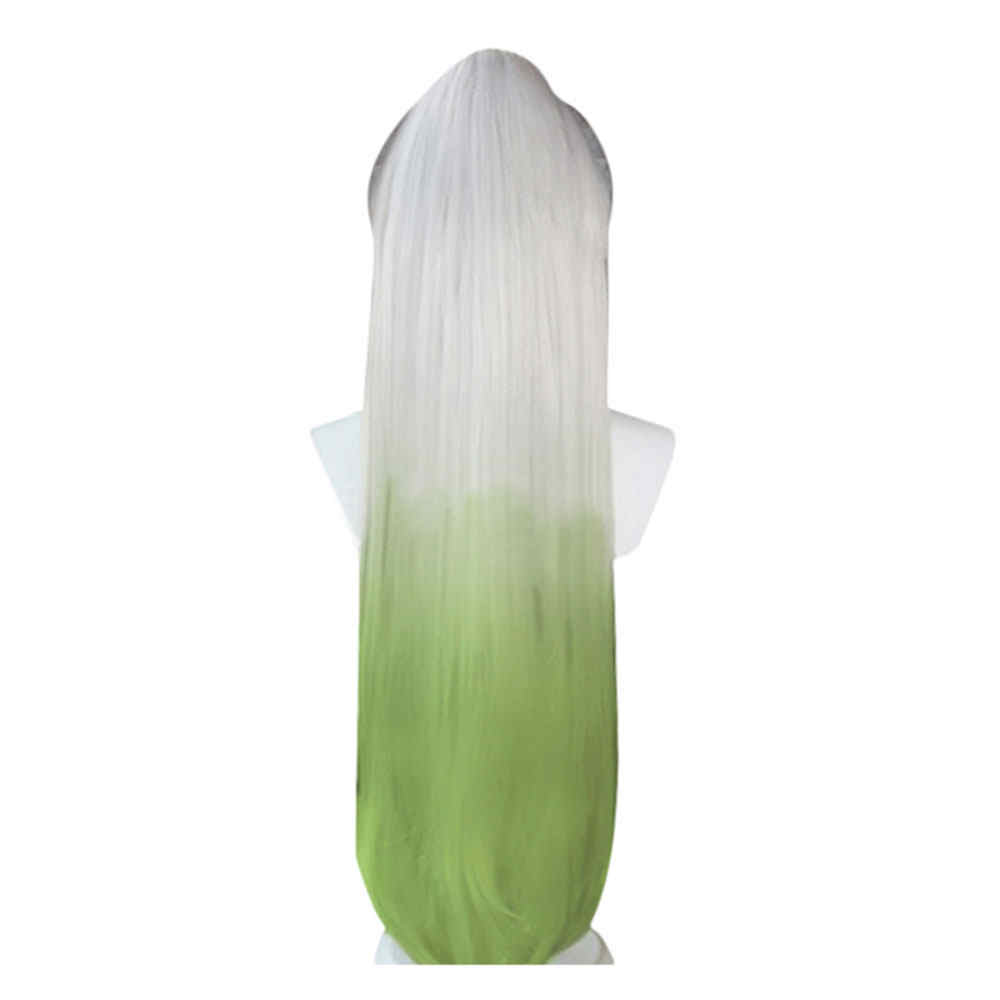 Anime Demon Slayer Kimetsu No Yaiba Daki White Green Pein WIG-