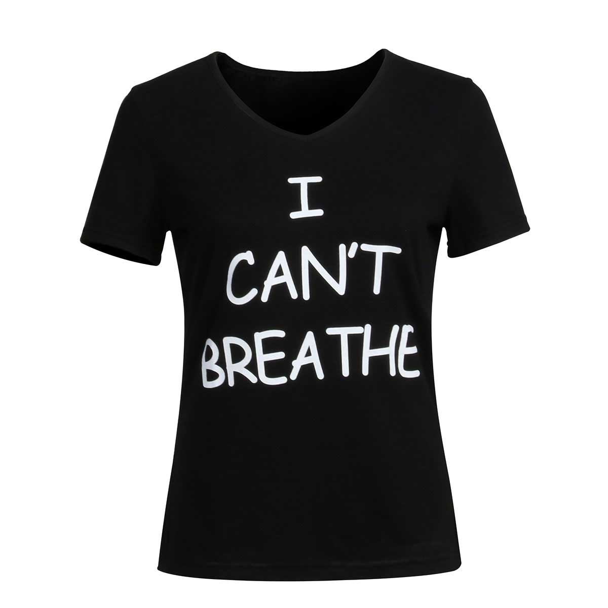 puedo 'T respirar camiseta de la protesta negra de las mujeres