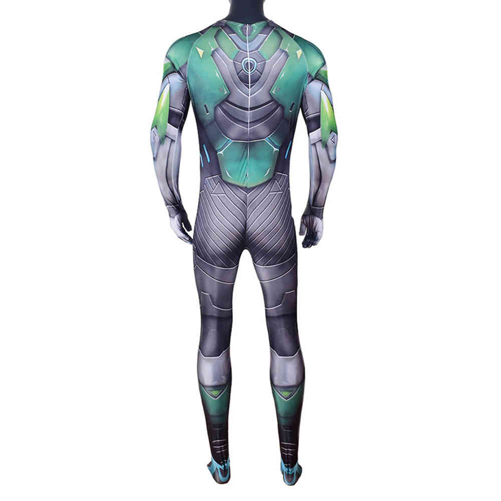 Juego Overwatch 2 SHIMADA GENJI MUSCLE MUSCLE MUSPSUIT Cosplay Uniform Halloween Stage traje
