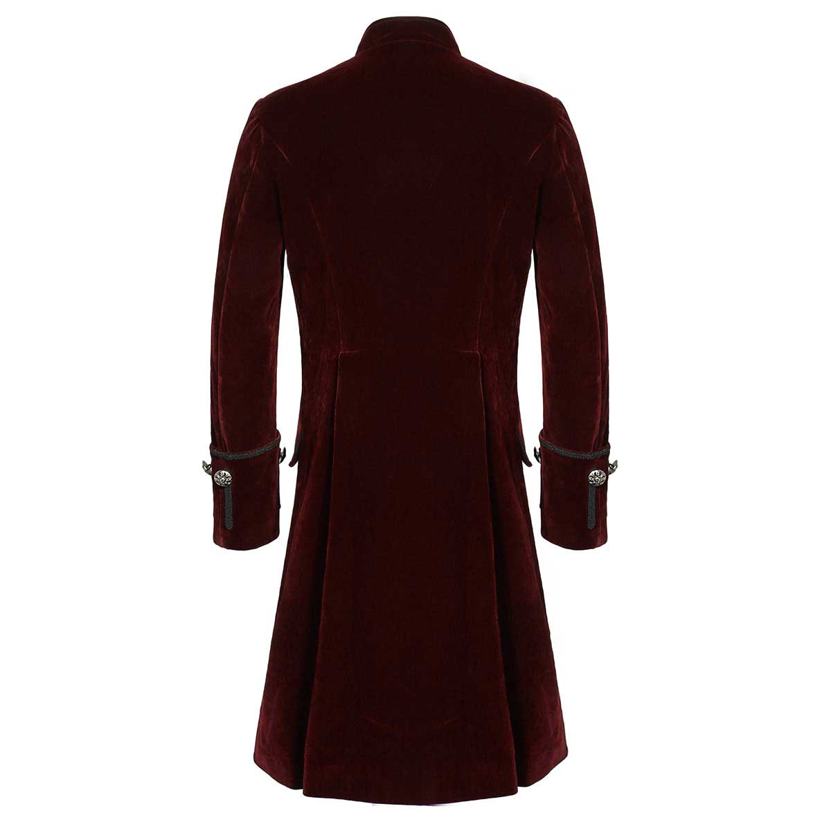 Hombre Velvet Goth Steampunk Victorian Frock Coat