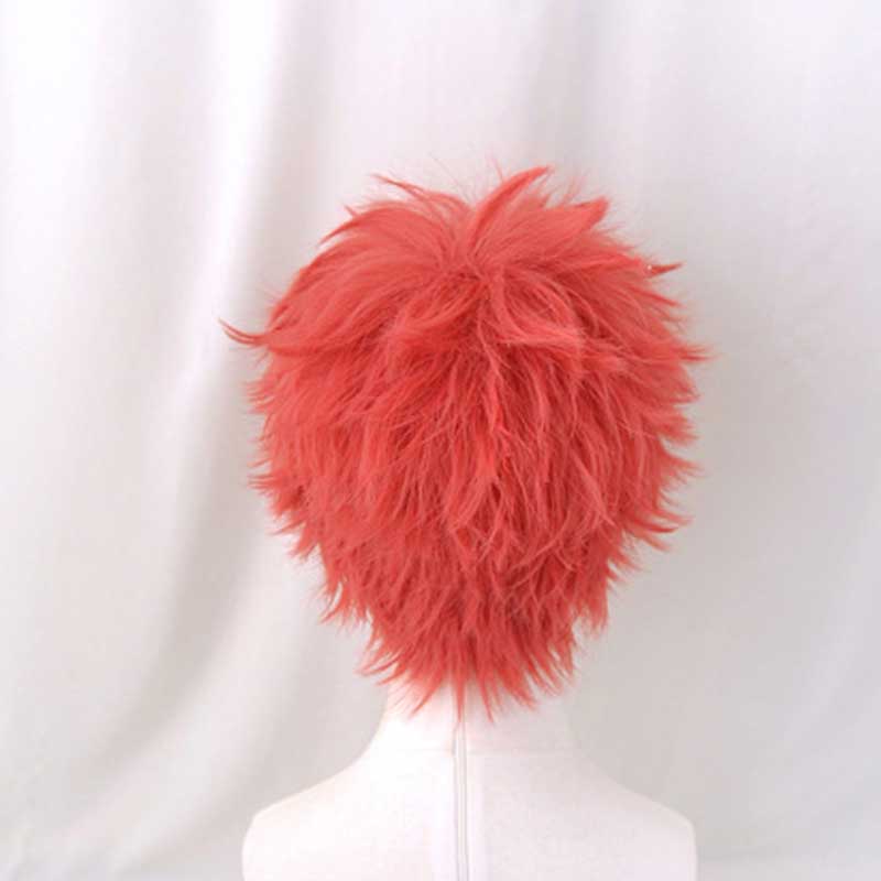 Akaza Short Red Cospaly WIG HALLOWEE HALLOWEE SYNIME Demon Slayer Kimetsu no Yaiba