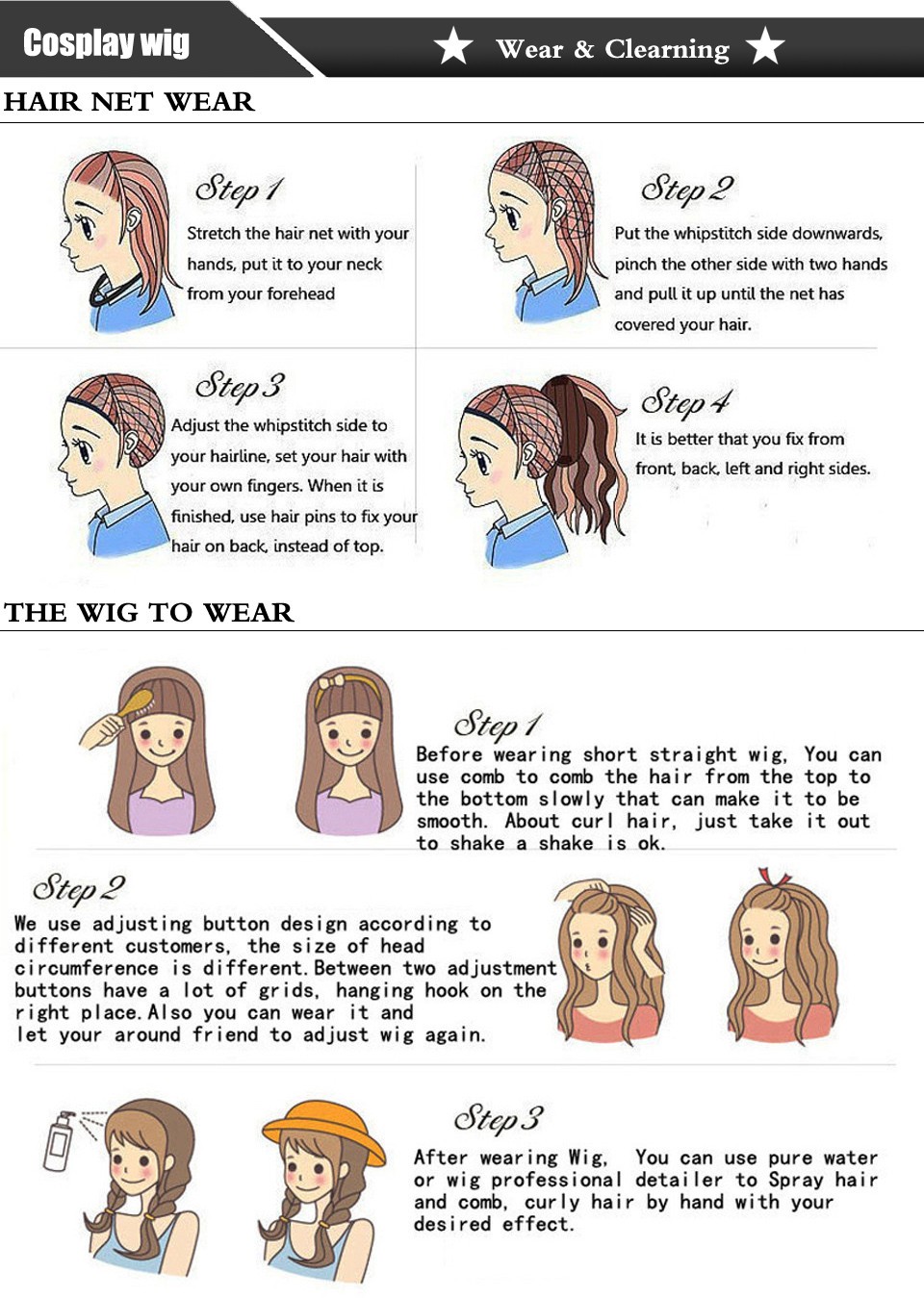 ¿Cómo usar y limpiar su peluca de cosplay 