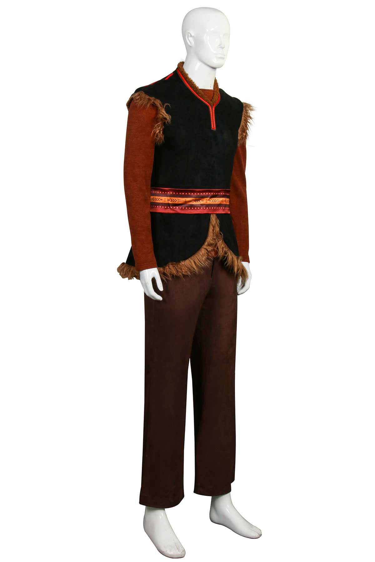 disney frozen 2 adultos kristoff disfraces de Halloween Cosplay Trajes de cinturón Sweater Pantalones